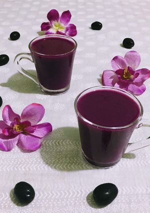 A picture of Jamun Juice / Black Plum Juice.