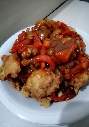 Foto resep Ayam Crispy Saus Asam Manis
