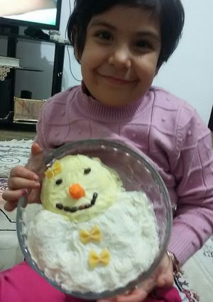 عکسی از دستور تزیین پشمک