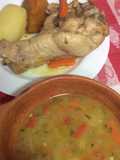Cazuela de pava con chuchoca