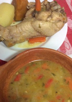 Una foto de Cazuela de pava con chuchoca