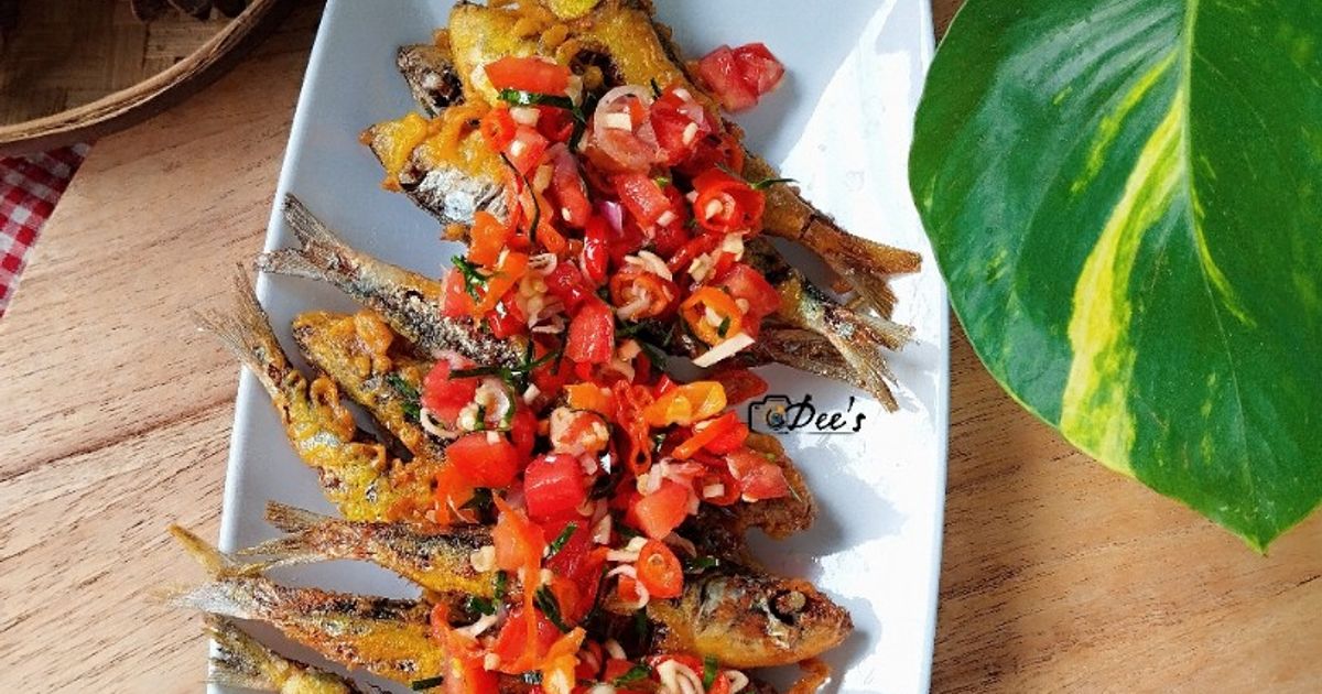 Lemuru Goreng Tepung Sambal Matah