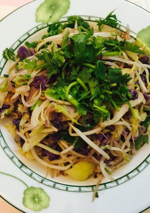 Hình của món Rau xào chay thập cẩm.