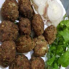 Stuffed shami kebab A picture of Stuffed shami kebab.