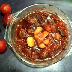 A picture of Microwave Plum Date Sweet Chutney.