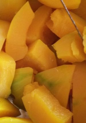A picture of Boiled pumpkin.