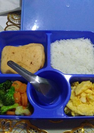 Foto resep Bekal Sekolah (menu nasi)