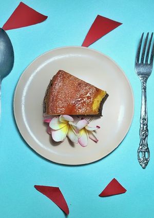 Una foto de Pastel imposible / Chocoflan