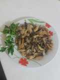 Pollo con champiñones