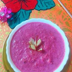 Beetroot Apple Rajgira Kheer A picture of Beetroot Apple Rajgira Kheer.