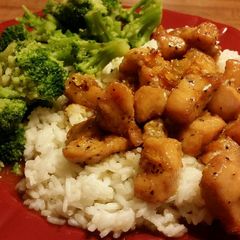 A picture of Orange chicken.