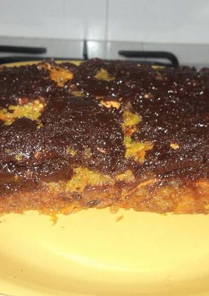 Una foto de Torta de zanahoria y chocolate 🎂🎂