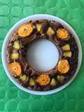 Roscón de Reyes sin azúcar y frutas naturales y secas