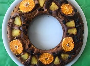 Foto principal de Roscón de Reyes sin azúcar y frutas naturales y secas