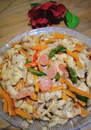 Foto resep Cah jamur wortel