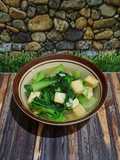 Tumis Pokchoy Tahu Putih kuah