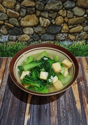 Foto resep Tumis Pokchoy Tahu Putih kuah