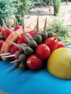 Una foto de Aperitivo erizo para picnic con niños