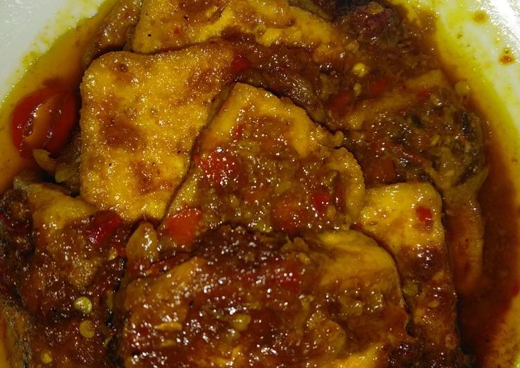 Tahu bumbu kemiri