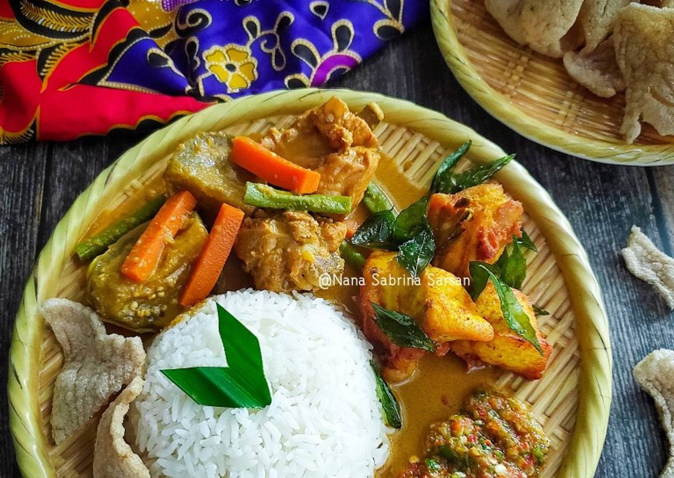 Rijst curry zoals wok