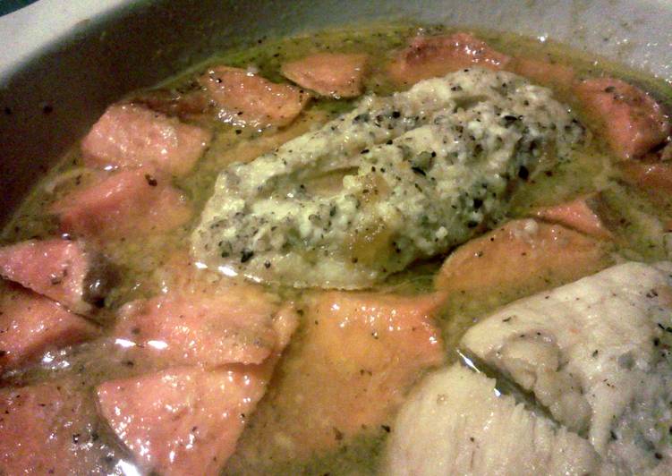 Recipe of Super Quick Homemade Skyler’s Honey-Apricot Chicken with Yams