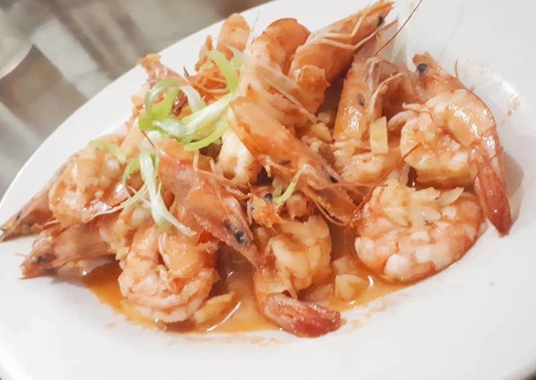 Cara Menyiapkan Prawn butter, Menggugah Selera