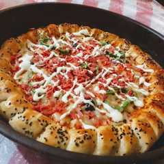 وصفة بيتزا 🍕هايلة تقتل بالبنة 😋❤️-レシピのメイン写真