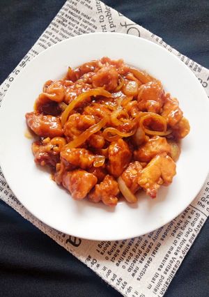 Foto resep Ayam Goreng Crispy saus mentega