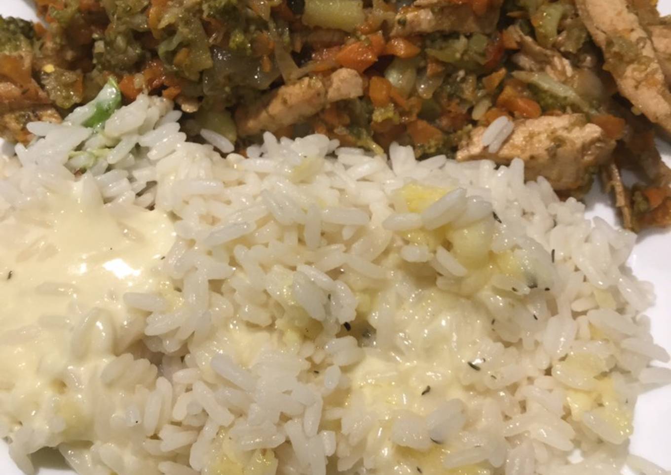 Salteado de Pollo con Salsa de Soja