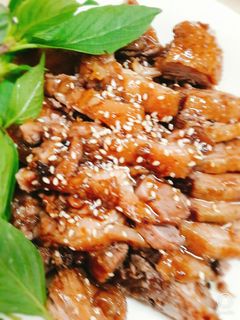 Hình của món Vịt khìa nước dừa.