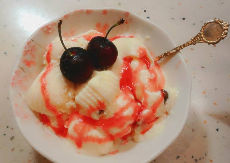 Resep ES CREAM VANILA yang Enak Banget