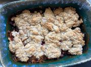 A picture of cobbler crust