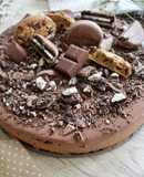Cheesecake de chocolate y oreo