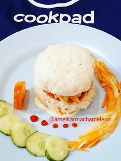 Foto resep Burger Nasi With Chicken Nugget