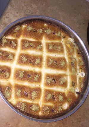 صورة لوصفة بسبوسة الكاروهات اللذيذة