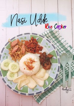 Foto resep Nasi Uduk Rice Cooker