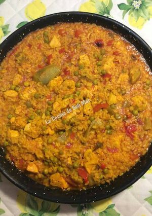 Una foto de Arroz con pollo
