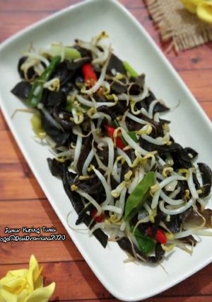 Foto resep Jamur Kuping Tumis Toge