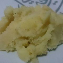 A picture of Mashed potatoes.