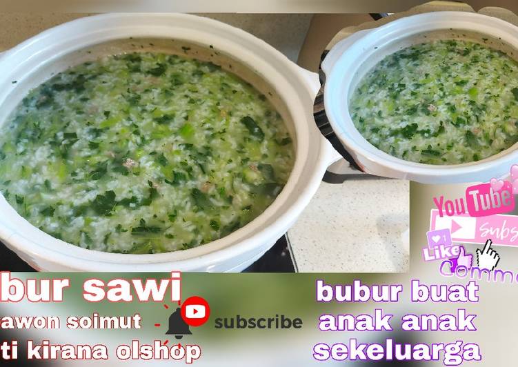 Siap Saji Bubur sawi Ala Rumahan