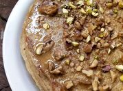 Una foto de pancakes de banano y avena