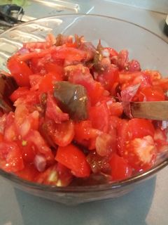 Une photo de Salade de tomates