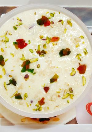 A picture of Sabudana Kheer.