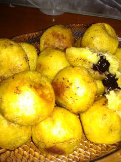 Foto resep Bola-bola ubi coklat keju meler