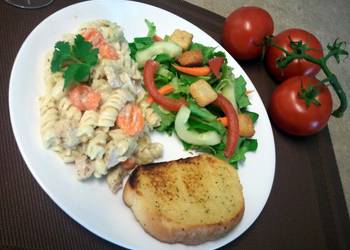 How To Making Recipe Chicken Alfredo Primavera Home Style