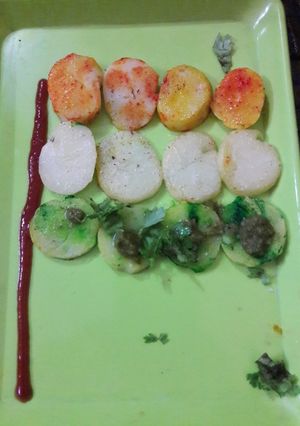 तिरंगा चाट (Tiranga Chaat recipe in hindi) रेसिपी मुख्य फोटो