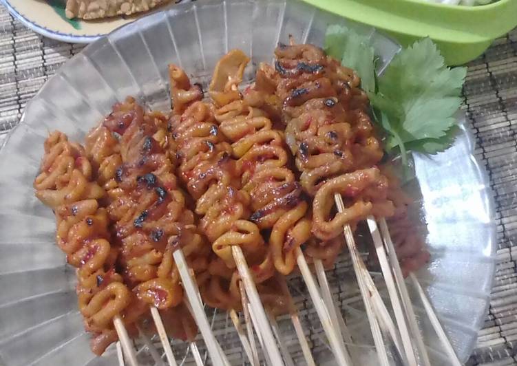 Bagaimana Membuat Sate Usus, Bikin Ngiler