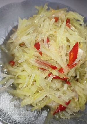 Foto resep Oseng pepaya muda simpel mudah dan gampang