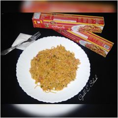 Omlate Spaghetti A picture of Omlate Spaghetti.