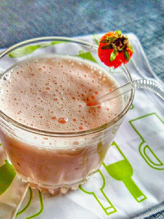 Foto resep Strawberry banana smoothies